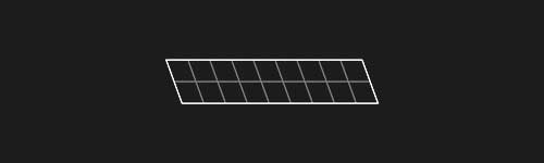 Lean Back L brush stroke preview from Lettering Grids for Procreate
