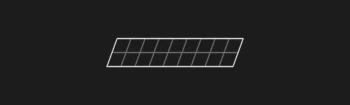 Lean Forward L brush stroke preview from Lettering Grids for Procreate