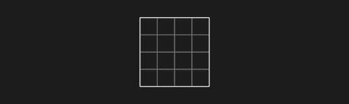Rect Grid S brush stroke preview from Lettering Grids for Procreate
