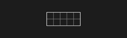 Rect S brush stroke preview from Lettering Grids for Procreate