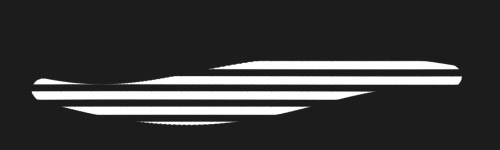 Horizontal Strokes brush stroke preview from Dynamic Hatching for Procreate