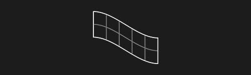 Wave Left S3 brush stroke preview from Lettering Grids for Procreate