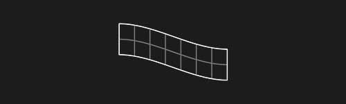 Wave Left M2 brush stroke preview from Lettering Grids for Procreate