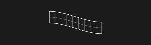 Wave Left L2 brush stroke preview from Lettering Grids for Procreate