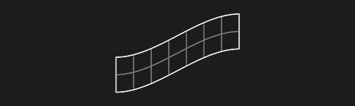 Wave Right M3 brush stroke preview from Lettering Grids for Procreate