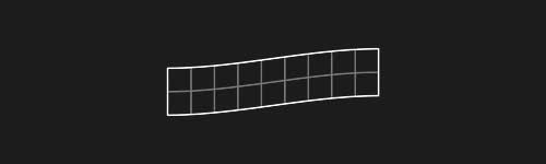 Wave Right L1 brush stroke preview from Lettering Grids for Procreate