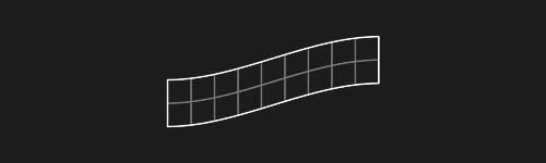 Wave Right L2 brush stroke preview from Lettering Grids for Procreate