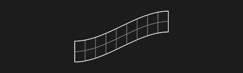 Wave Right L3 brush stroke preview from Lettering Grids for Procreate