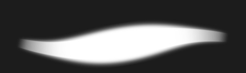 Square Rush brush stroke preview from Neon Glow for Procreate