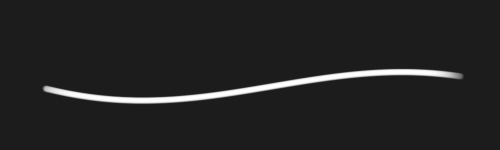 Precision Pen brush stroke preview from Timeless Ink for Procreate