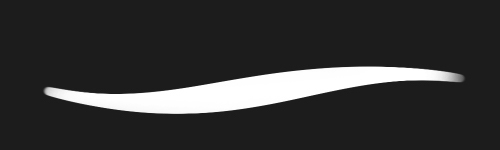 Heavy Stroke brush stroke preview from Timeless Ink for Procreate