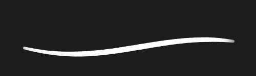 Fine Pen brush stroke preview from Wonder Chalk for Procreate