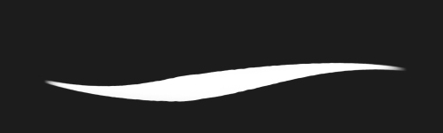 Fluid Line brush stroke preview from Wonder Chalk for Procreate