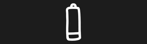 Battery brush stroke preview from Doodle Stamps Vol.3 for Procreate