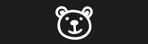 Bear brush stroke preview from Doodle Stamps Vol.3 for Procreate