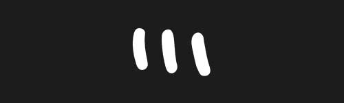 Dashes 1 brush stroke preview from Doodle Stamps Vol.3 for Procreate