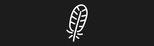 Feather 2 brush stroke preview from Doodle Stamps Vol.3 for Procreate