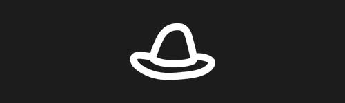 Hat brush stroke preview from Doodle Stamps Vol.3 for Procreate