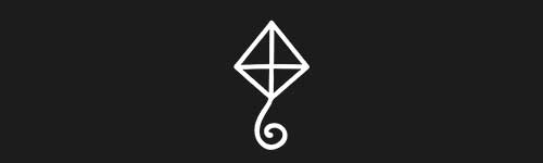 Kite brush stroke preview from Doodle Stamps Vol.3 for Procreate