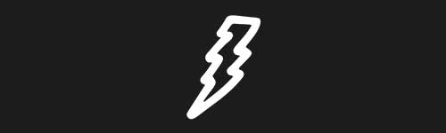 Lightning 2 brush stroke preview from Doodle Stamps Vol.3 for Procreate