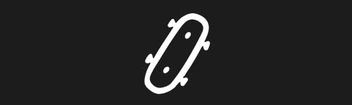 Skateboard 1 brush stroke preview from Doodle Stamps Vol.3 for Procreate