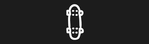 Skateboard 2 brush stroke preview from Doodle Stamps Vol.3 for Procreate