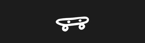 Skateboard 3 brush stroke preview from Doodle Stamps Vol.3 for Procreate