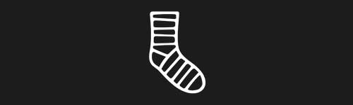Sock 2 brush stroke preview from Doodle Stamps Vol.3 for Procreate