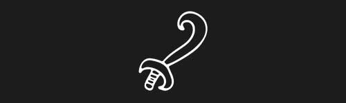 Sword 2 brush stroke preview from Doodle Stamps Vol.3 for Procreate