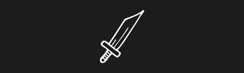 Sword 3 brush stroke preview from Doodle Stamps Vol.3 for Procreate