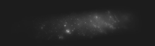 Starfield Sky brush stroke preview from Space Textures for Procreate