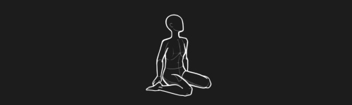 Relaxed Sitting Left brush stroke preview from Women Poses for Procreate