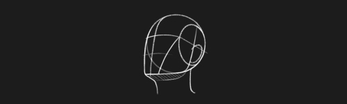 Up Left brush stroke preview from Head Shapes for Procreate