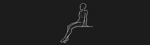 Laidback Sit Right brush stroke preview from Women Poses for Procreate