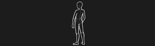 Confident Stand Left brush stroke preview from Women Poses for Procreate