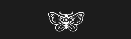 Watcher Butterfly brush stroke preview from Tattoo Classics for Procreate