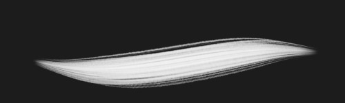 Darken Flow brush stroke preview from Van Gogh Tools for Procreate