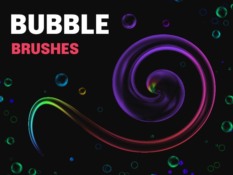 Bubble Brushes Procreate brush pack preview