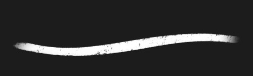 Rustic Ink brush stroke preview from Ink&Shade for Procreate