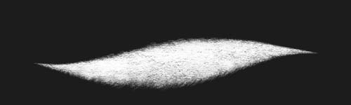 Fine Charcoal brush stroke preview from Ink&Shade for Procreate