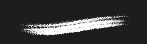 Dirt Trail brush stroke preview from Rough and Raw for Procreate