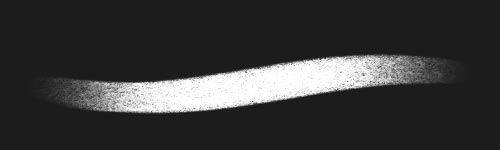 Grit Trace brush stroke preview from Rough and Raw for Procreate