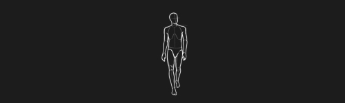 Calm Walk Left brush stroke preview from Men Poses for Procreate