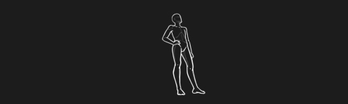 Confident Stand Left brush stroke preview from Men Poses for Procreate