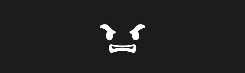 Furious Glare brush stroke preview from Cartoon Emotions for Procreate