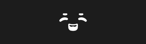 Happy Grin brush stroke preview from Cartoon Emotions for Procreate