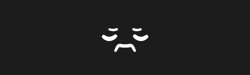 Distressed Frown brush stroke preview from Cartoon Emotions for Procreate