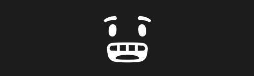 Awkward Grin brush stroke preview from Cartoon Emotions for Procreate