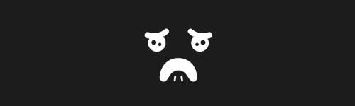 Disappointed Frown brush stroke preview from Cartoon Emotions for Procreate
