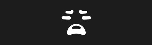 Sad Moan brush stroke preview from Cartoon Emotions for Procreate